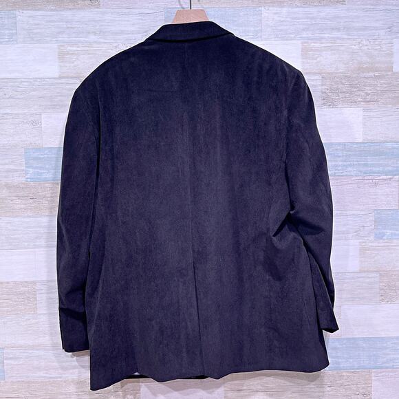 RRL Ralph Lauren Corduroy Sport Coat Black Two Button Stretch Mens 48R - Picture 5 of 8